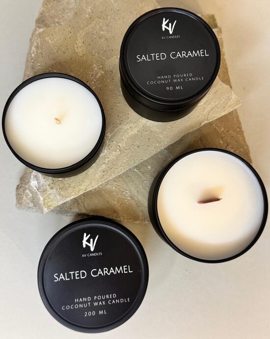 Scented candle "SALTED CARAMEL"